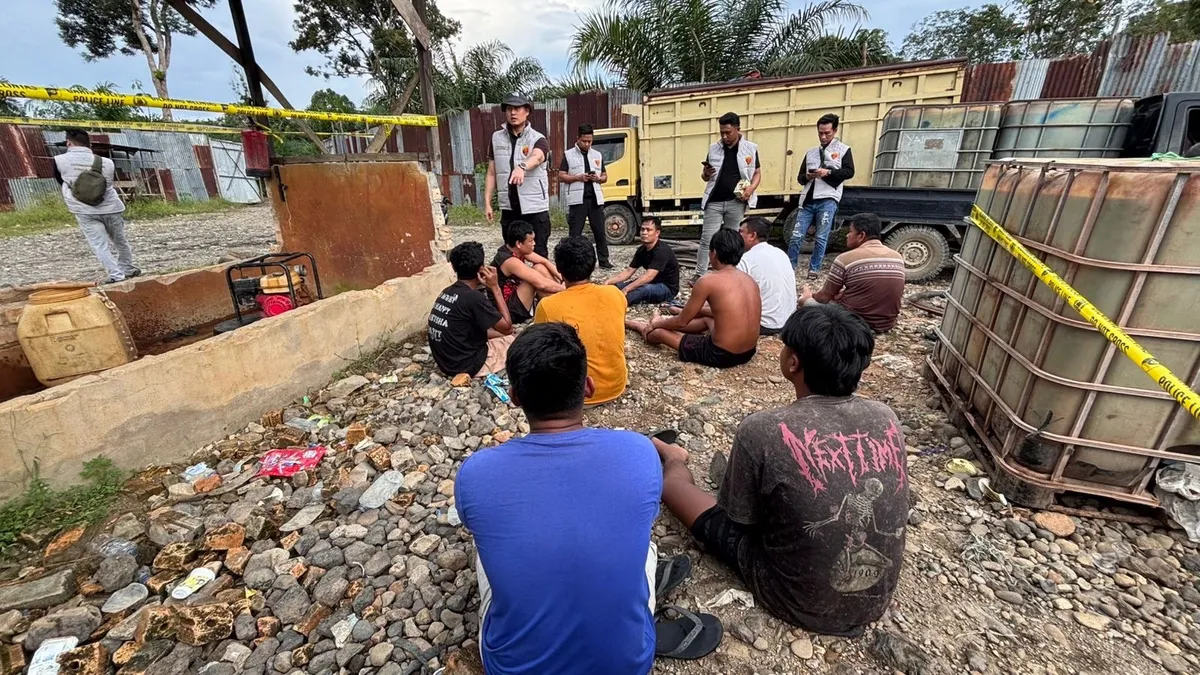 Polda Sumsel Bongkar Penimbunan BBM Subsidi Skala Besar, Puluhan Ton Disita