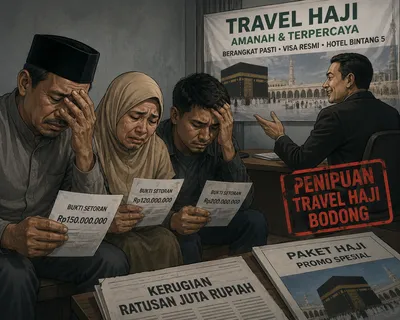 Uang 450 Juta Raib, Warga Kotim Ditipu Travel Haji Bodong