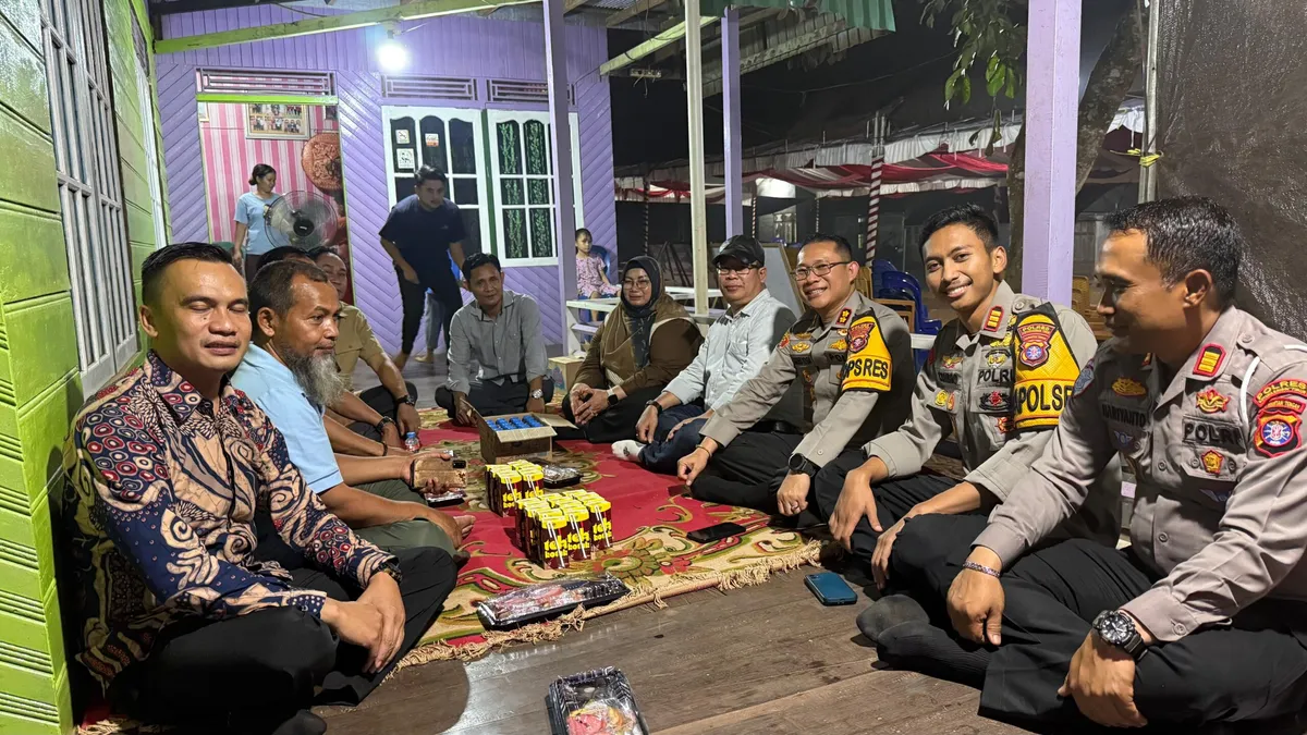 Pererat Silaturahmi, Kapolres dan Wabup Kotim Temui Tokoh Masyarakat Parenggean