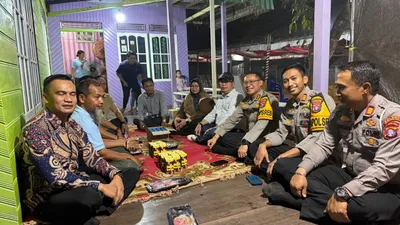 Pererat Silaturahmi, Kapolres dan Wabup Kotim Temui Tokoh Masyarakat Parenggean